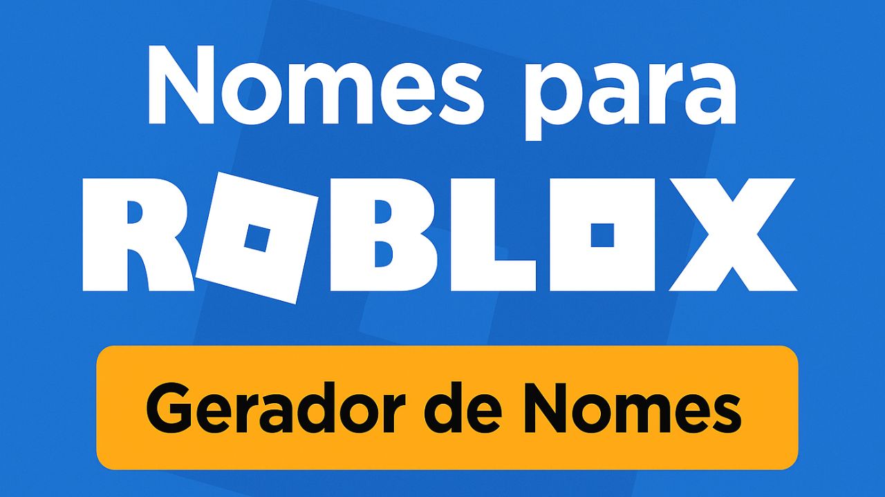 Nomes para Roblox: Gerador para criar apelido Estilizado, Bonito e com Símbolos