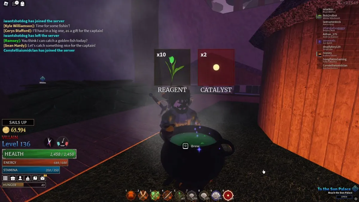 Catalisadores naturais e do c&eacute;u em Arcane Odyssey no Roblox