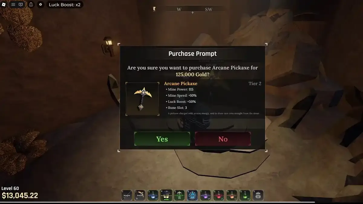 Arcane Pickaxe