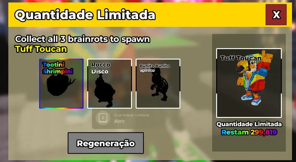 Tuff Toucan no Roblox