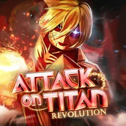 &Iacute;cone oficial do jogo Attack on Titan Revolution no Roblox