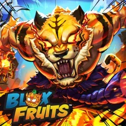 &Iacute;cone oficial do jogo Blox Fruits no Roblox