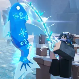 &Iacute;cone oficial do jogo Fisch no Roblox