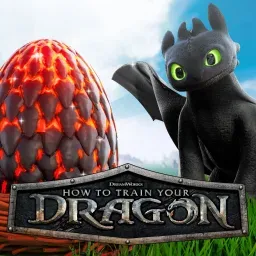 &Iacute;cone oficial do jogo HOW TO TRAIN YOUR DRAGON no Roblox