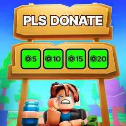 &Iacute;cone oficial do jogo PLS DONATE no Roblox