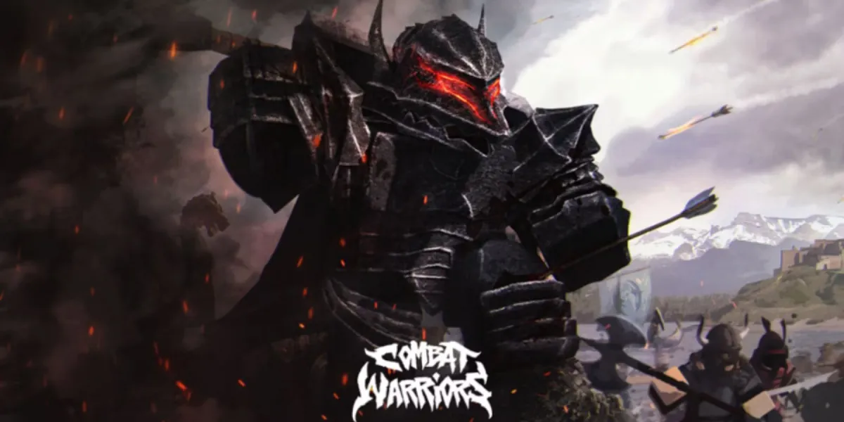 Combat Warriors no Roblox com efeitos sonoros personalizados