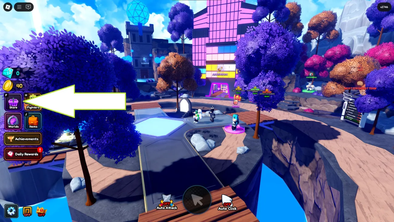 Como resgatar códigos Roblox no Anime Fight – passo 1