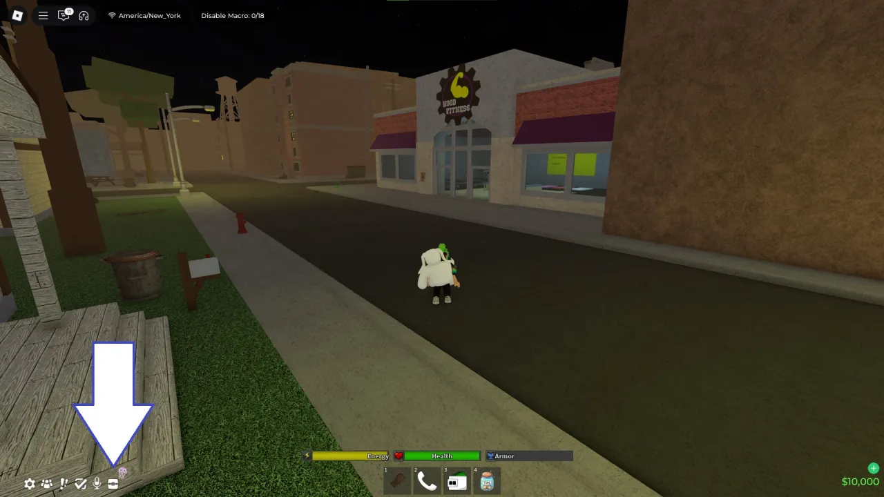 Como resgatar códigos Roblox no Da Hood – passo 1