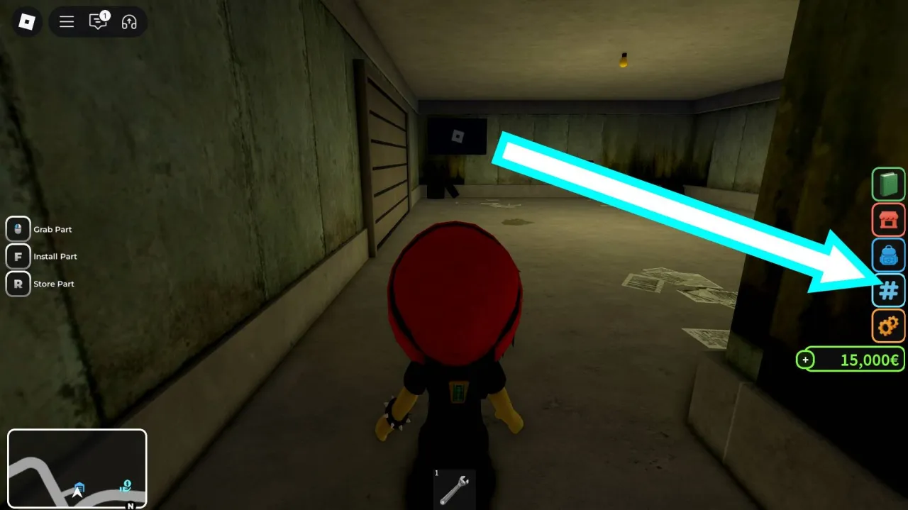 Como resgatar códigos Roblox no Fix It Up – passo 1