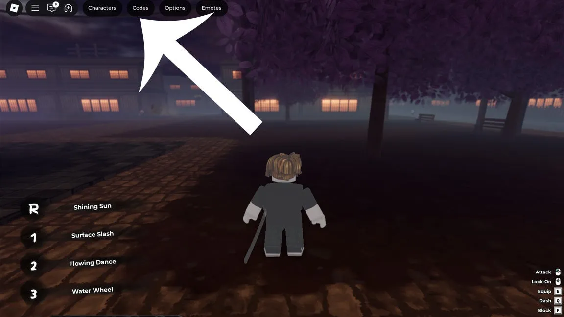 Como resgatar códigos Roblox no Mugen – passo 1