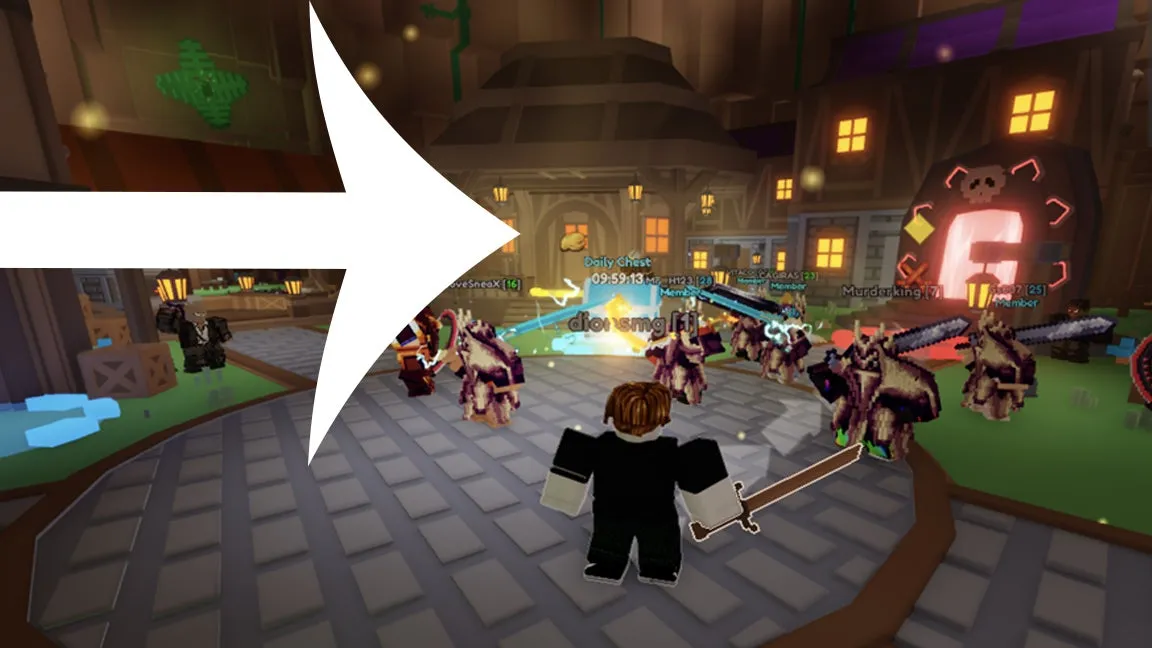 Como resgatar códigos Roblox no Pixel Blade – passo 1