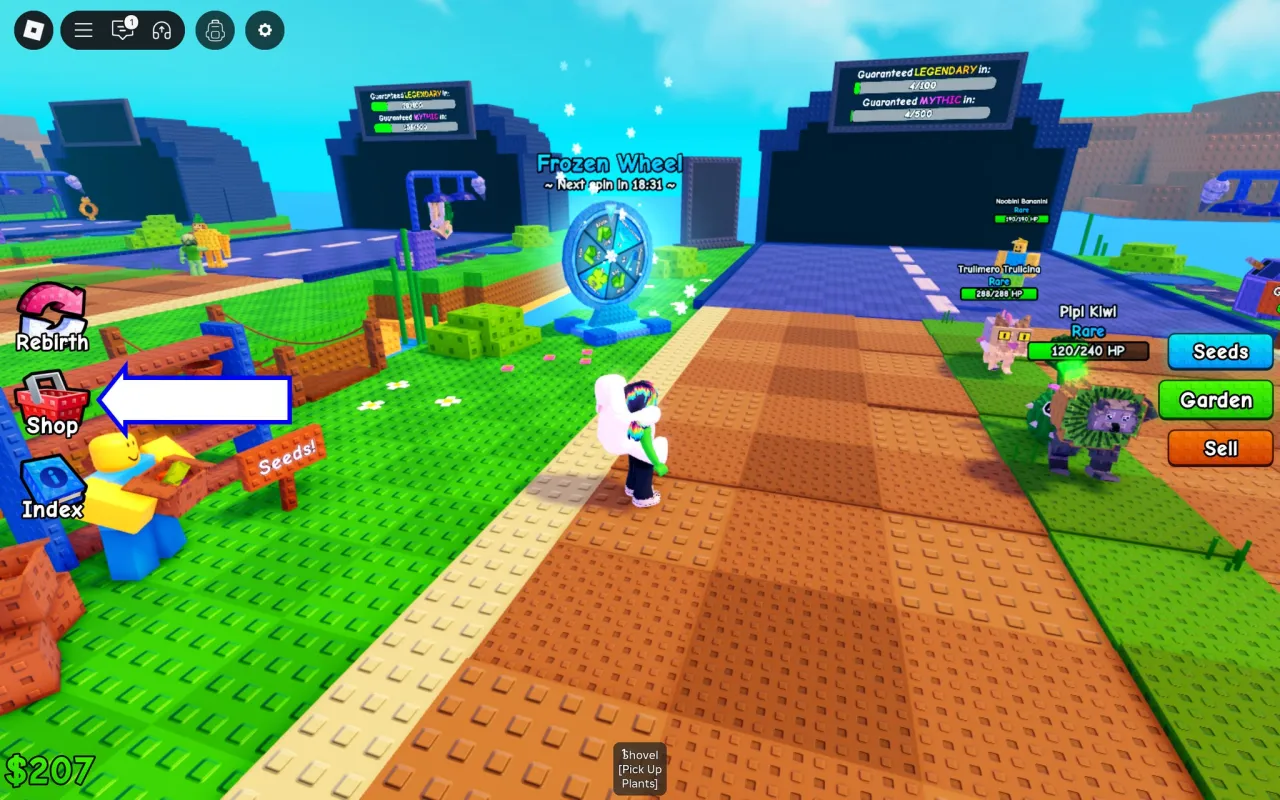Como resgatar códigos Roblox no Plants Vs Brainrots – passo 1