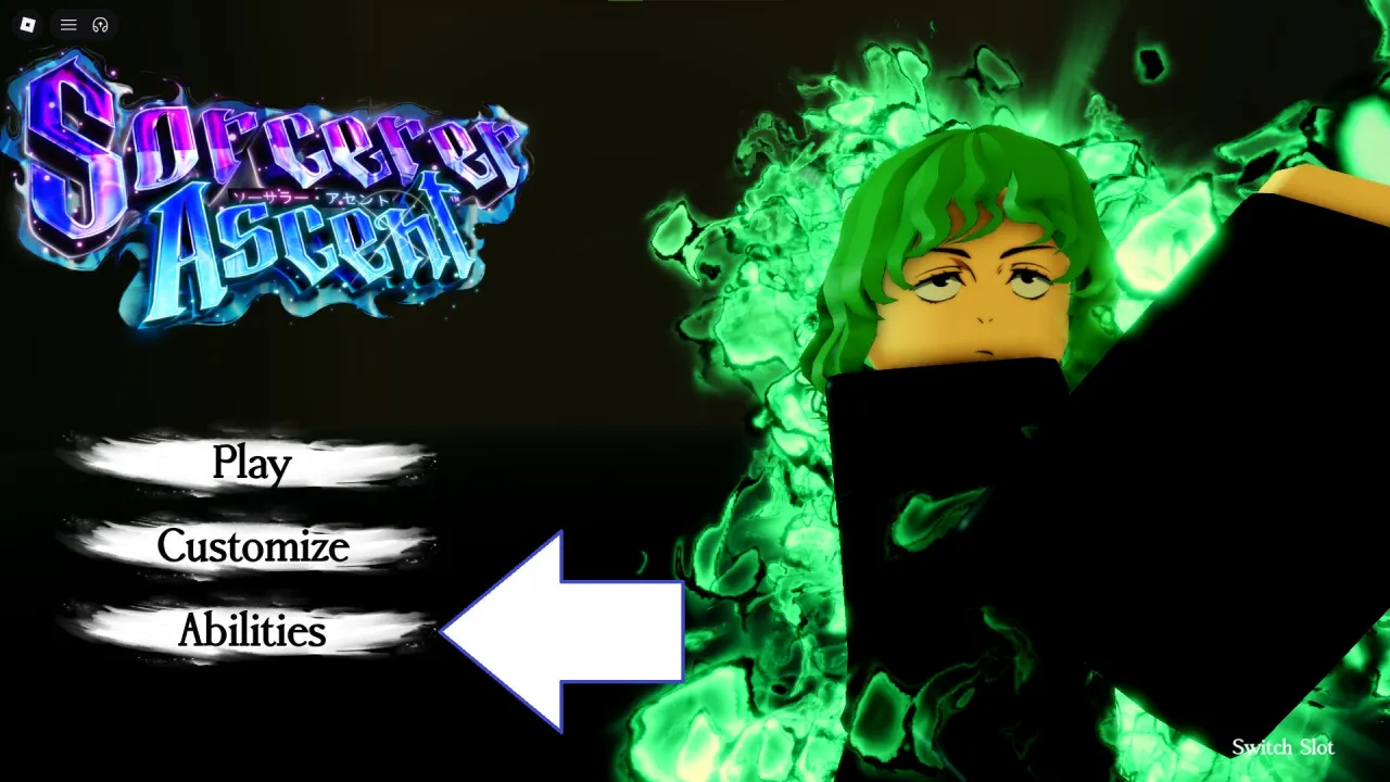 Como resgatar códigos Roblox no Sorcerer Ascent – passo 1
