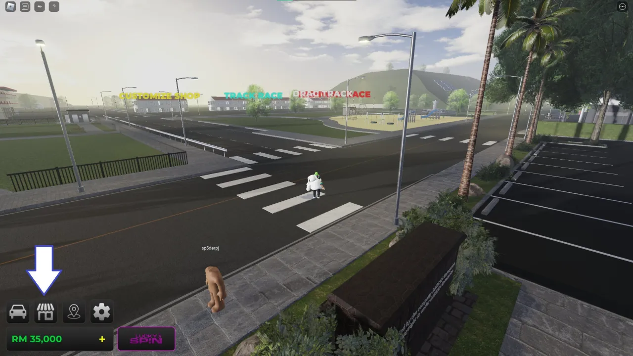 Como resgatar códigos Roblox no The Ride – passo 1