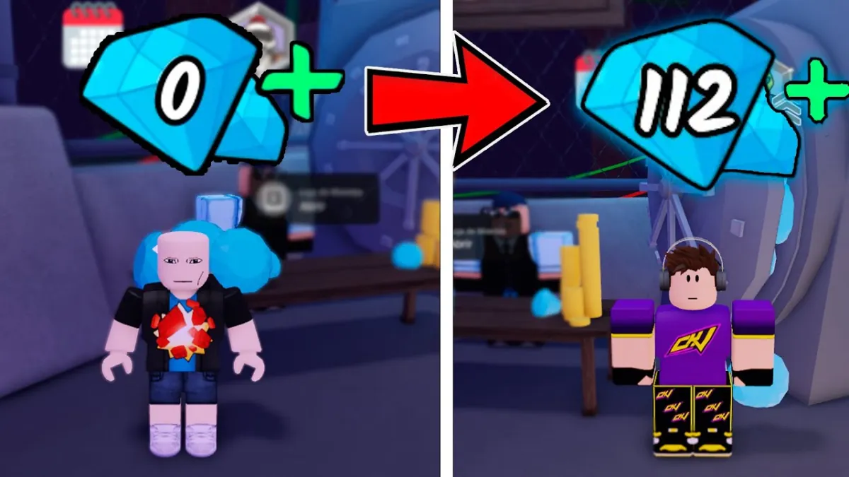 Diamantes em 99 noites na flores do Roblox