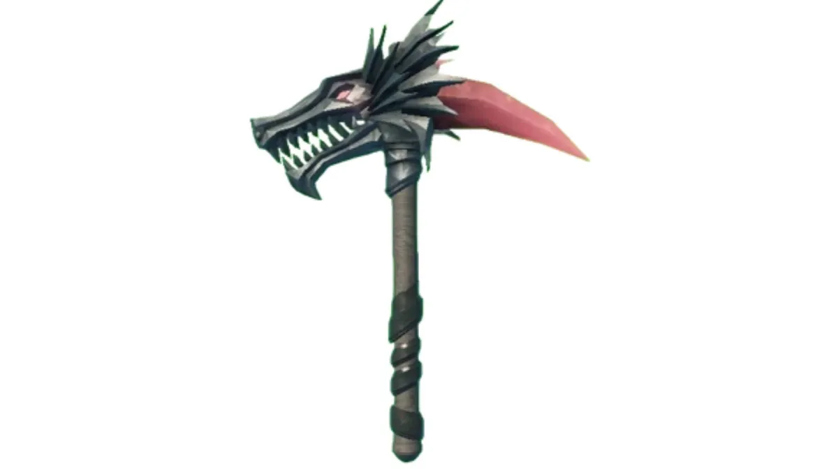 Dragon Head Pickaxe em The Forge