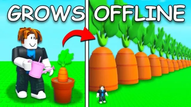 Arte oficial de Grow a Garden no Roblox