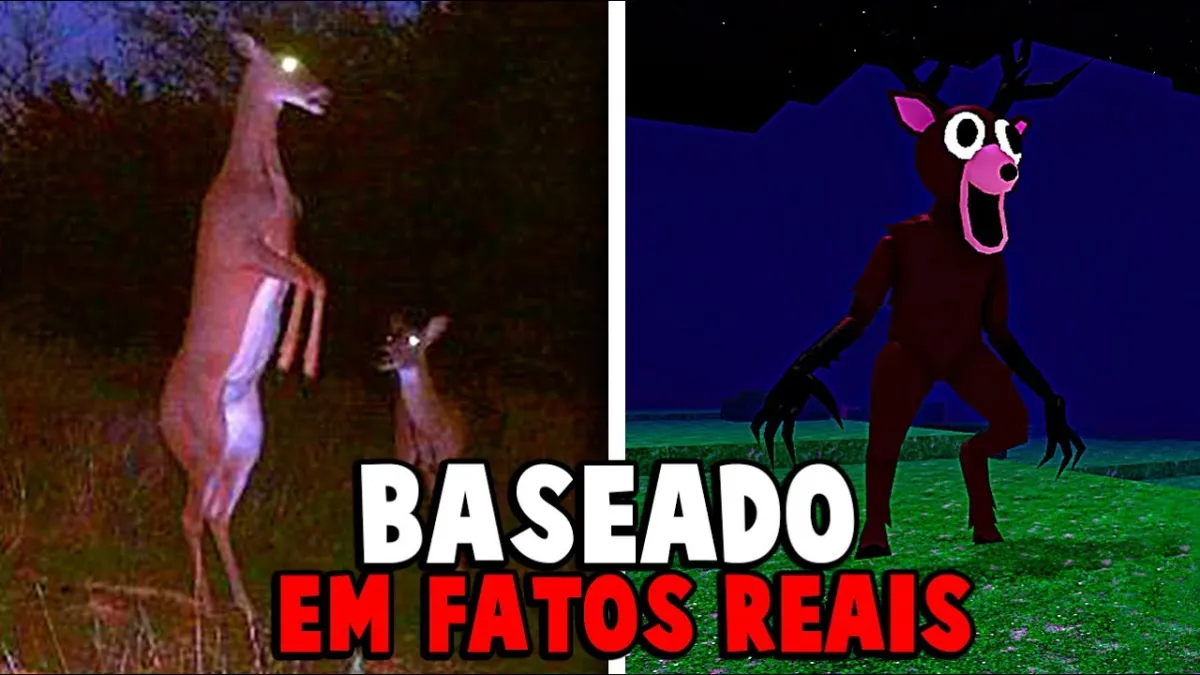 história real de 99 noites na floresta do Roblox