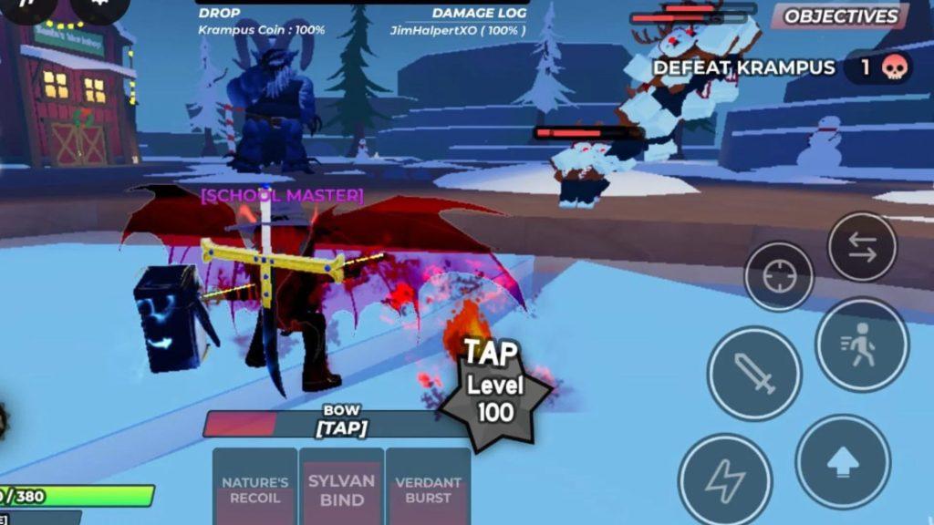 Raide do Krampus em Hunty Zombie no Roblox
