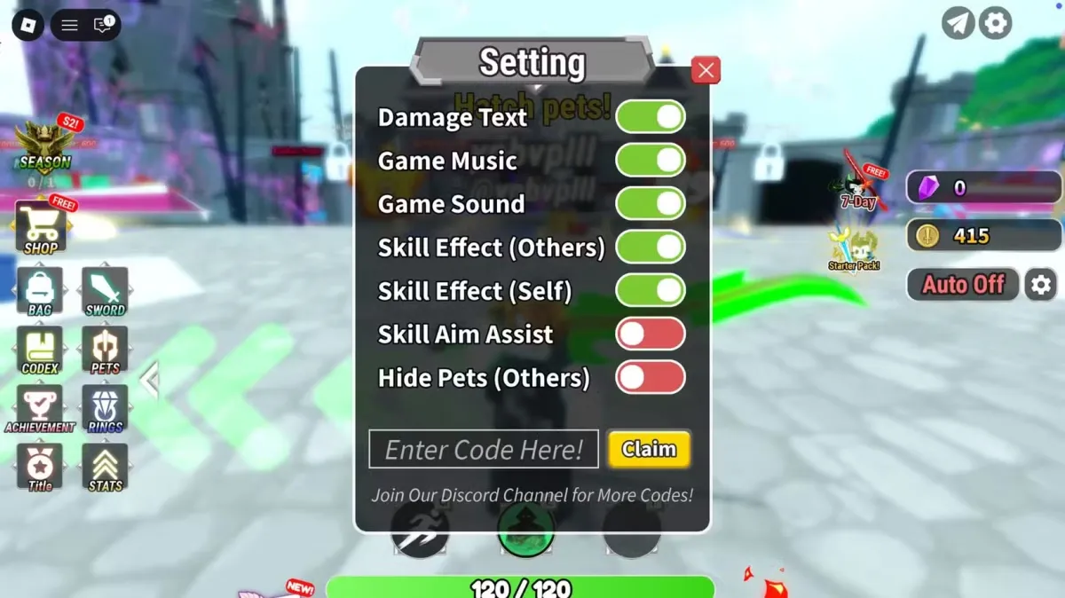 Multiverse of Swords️ codes