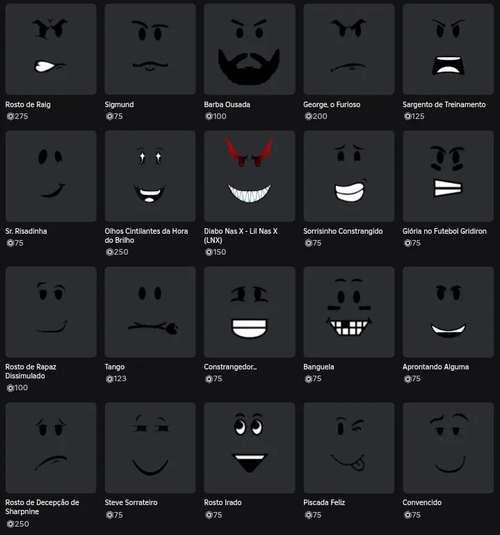 Roblox d&aacute; Adeus aos rostos cl&aacute;ssicos