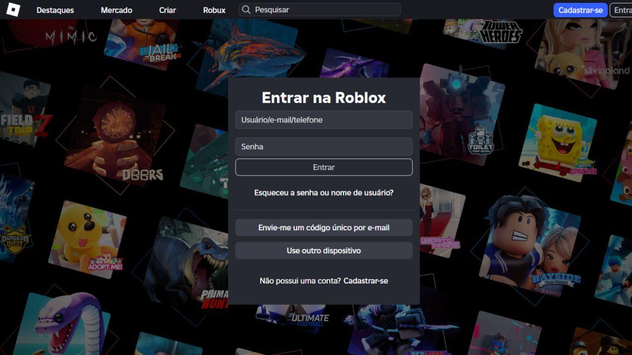 Passo a passo de resgate do Gift Card Roblox