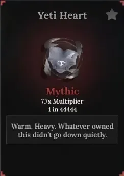 Yeti Heart em The Forge