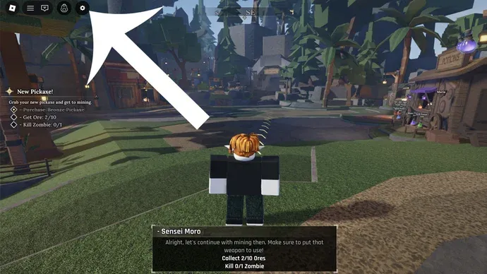 Resgatar codes de The Forge no Roblox