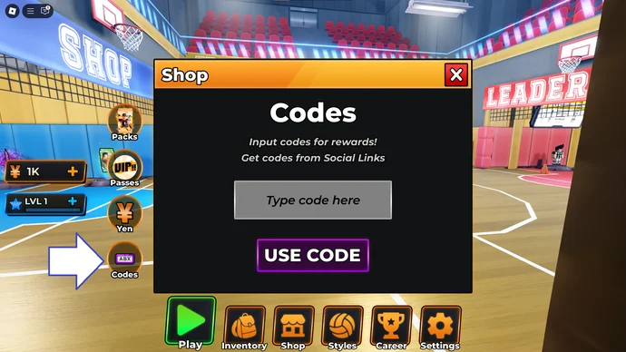 Volleybal Legends Codes