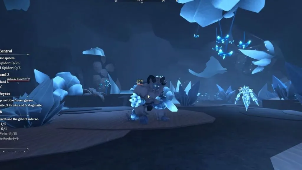 Yeti em The Forge no Roblox