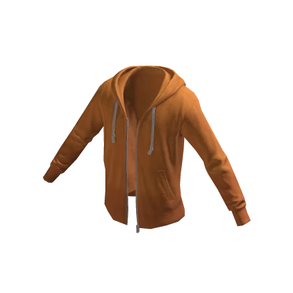 Zip Hoodie - Orange – item grátis do Roblox