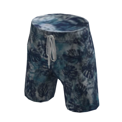 Floral Swim Trunks - Blue – item grátis do Roblox