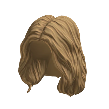 Wavy Middle Part - Blonde – item grátis do Roblox