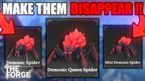 Notícias sobre Demonic Queen Spider chega a The Forge no Roblox