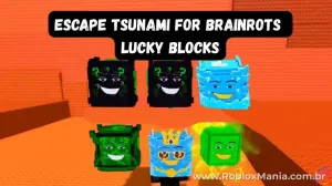 Notícias sobre Guia Completo dos Lucky Blocks em Escape Tsunami for Brainrots
