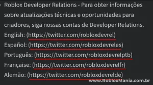 Notícias sobre Roblox desativa contas internacionais de Developer Relations e gera dúvidas