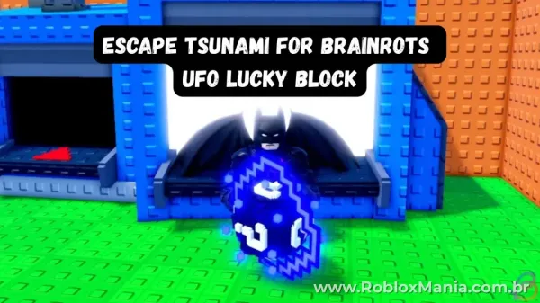 Como Conseguir e Usar UFO Lucky Blocks no Escape Tsunami