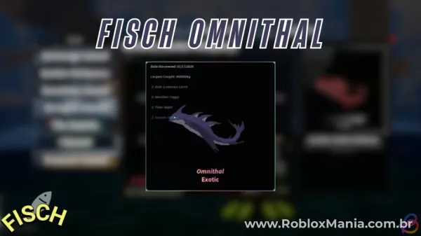 Como Pescar o Peixe Exótico Omnithal em Fisch no Roblox