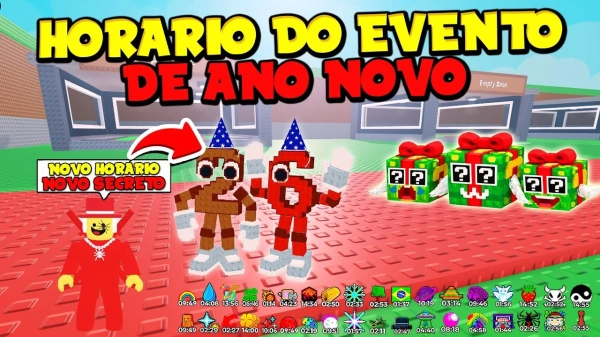 Notícia Roblox: Roube um Brainrot: Evento de Ano Novo no Roblox Hoje!