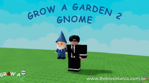 Gnome em Grow a Garden 2: Defesa e Lucro para seu Jardim