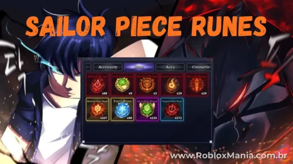 Guia Completo de Runes em Sailor Piece para Potencializar seu Jogo