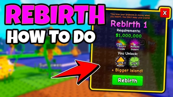 Notícia Roblox: Roblox muda sistema de Rebirth em Plants Vs Brainrots