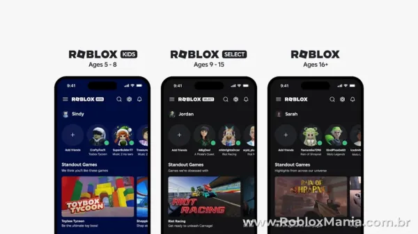 Roblox Kids e Select: Controle total para pais e segurança