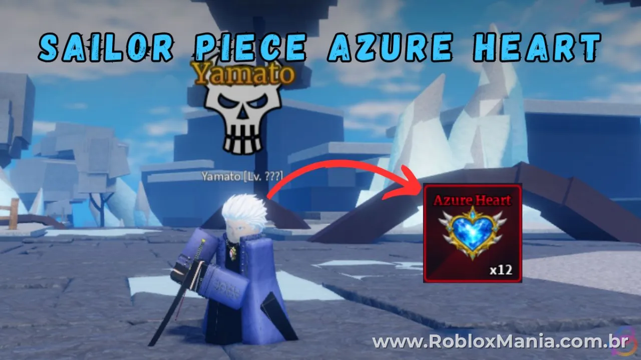 Como Conseguir e Usar o Azure Heart em Sailor Piece