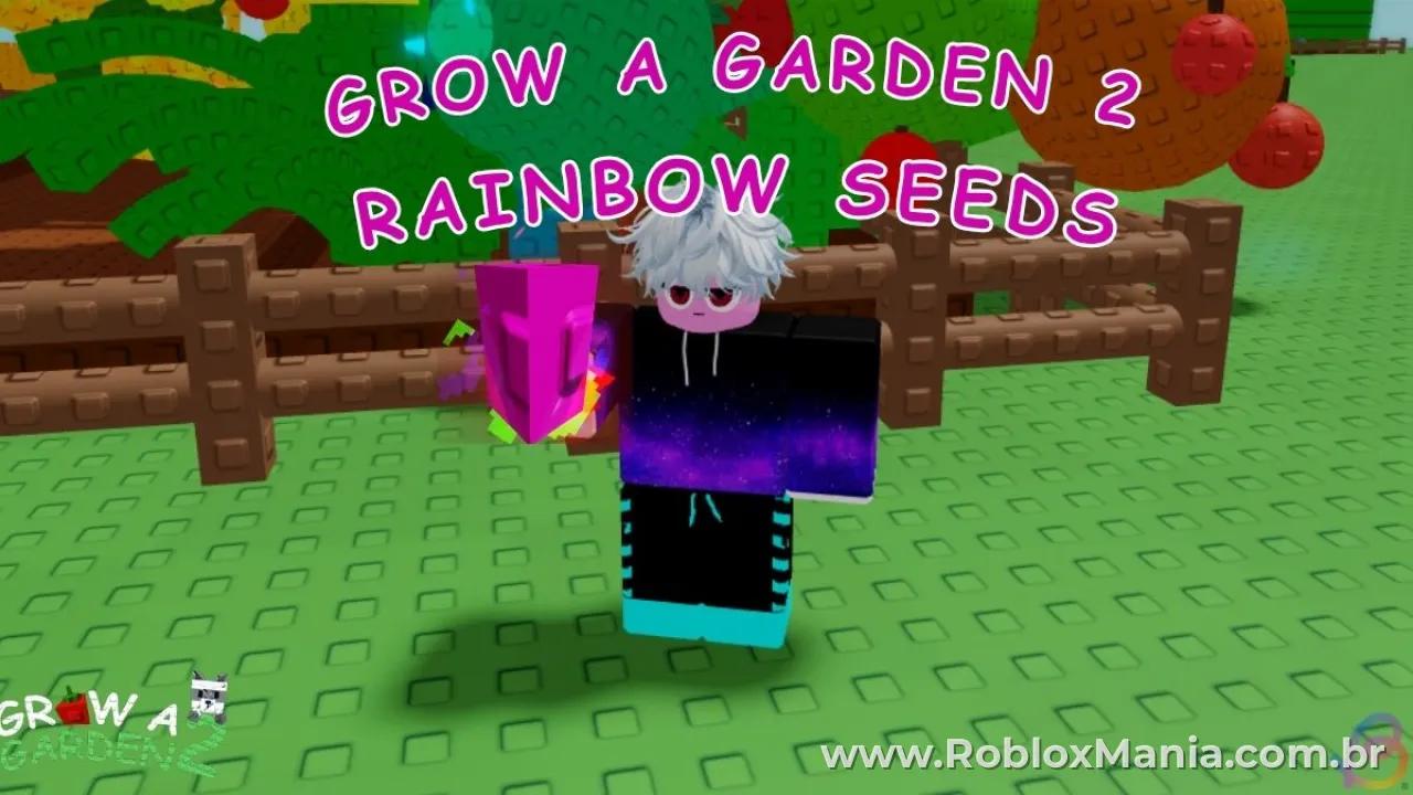 Como Conseguir e Usar Sementes Rainbow em Grow a Garden 2