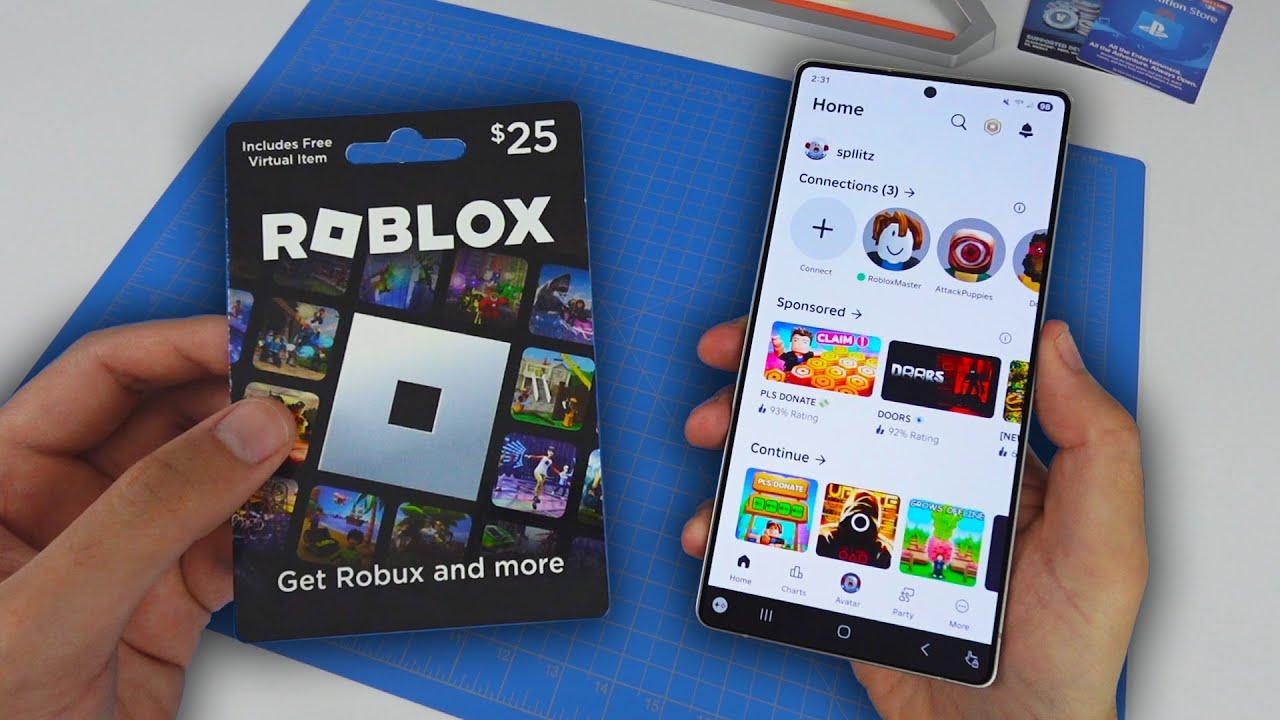 Como resgatar Gift Card do Roblox pelo celular ou PC