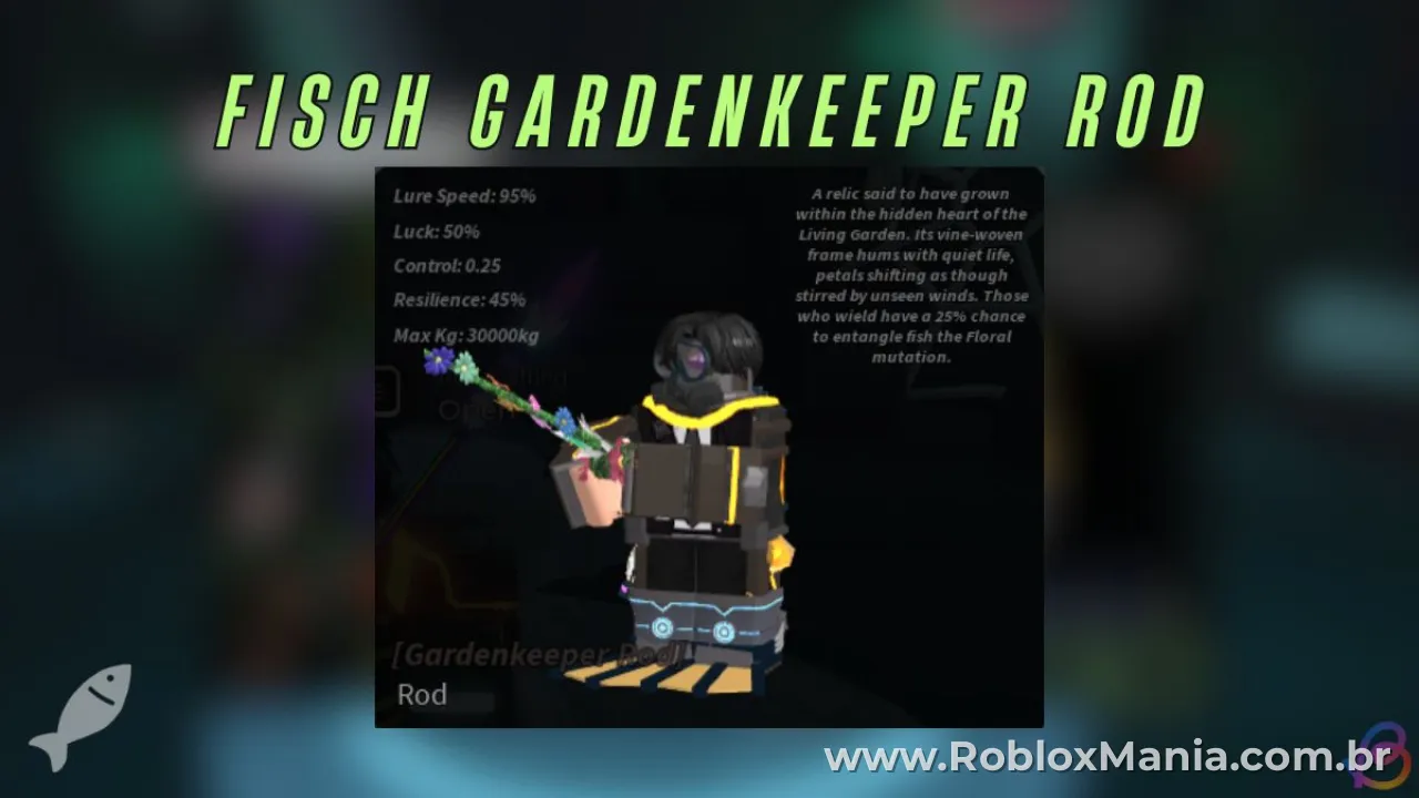 Gardenkeeper Rod em Fisch: Guia Completo para Craft e Stats