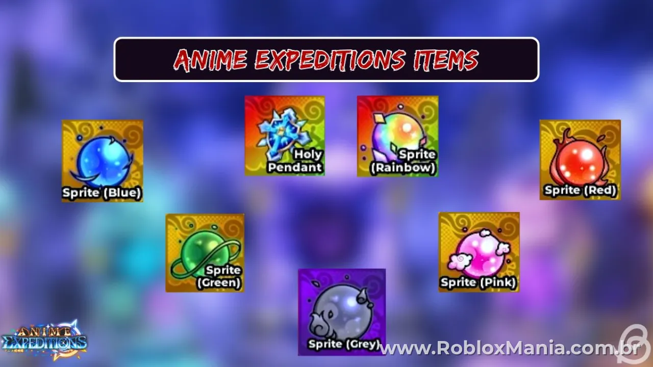 Guia Completo dos Itens em Anime Expeditions no Roblox