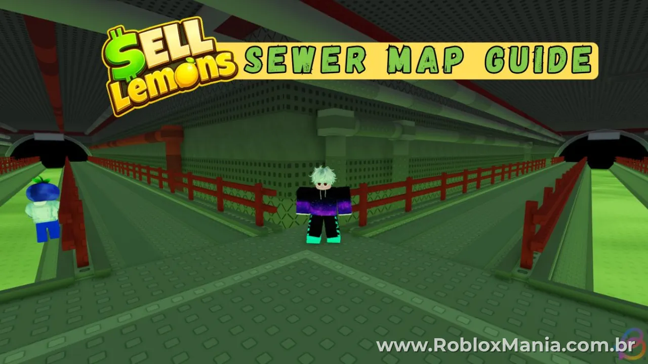 Guia Completo do Mapa do Esgoto em Sell Lemons no Roblox