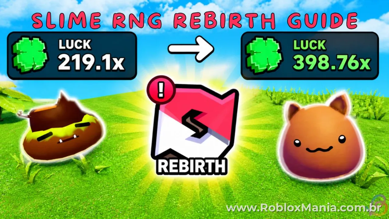 Guia Completo de Rebirth em Slime RNG para Roblox